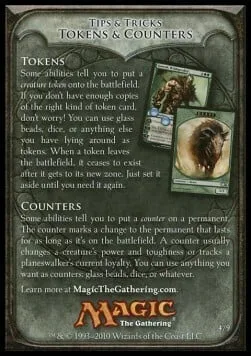 Rules Tip: Tokens & Counters