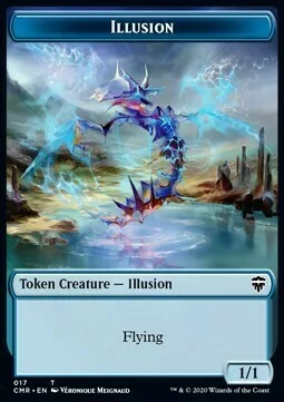 Illusion Token (U 1/1 Flying) // Plant Token (G 0/1)
