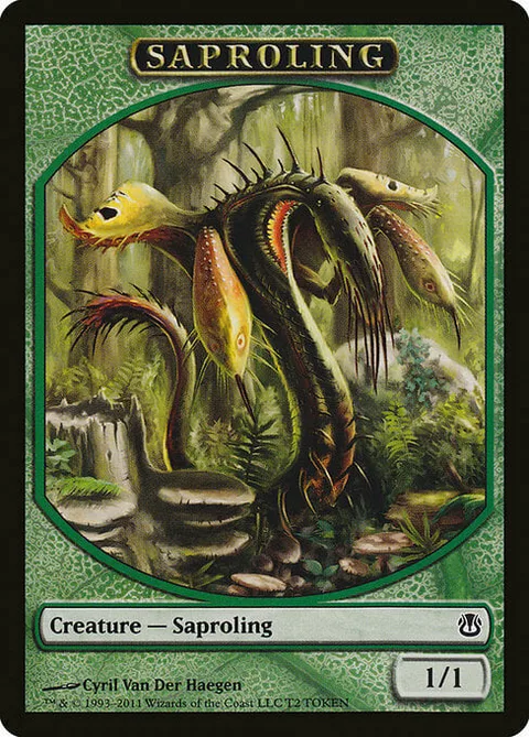 Saproling Token (Green 1/1)