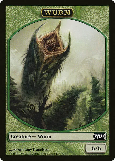 Wurm Token (Green 6/6)
