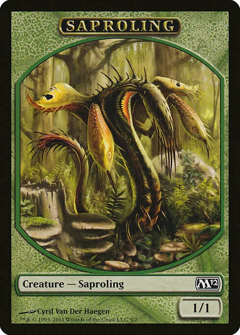 Saproling Token (Green 1/1)