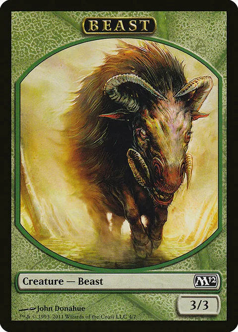 Beast Token (Green 3/3)