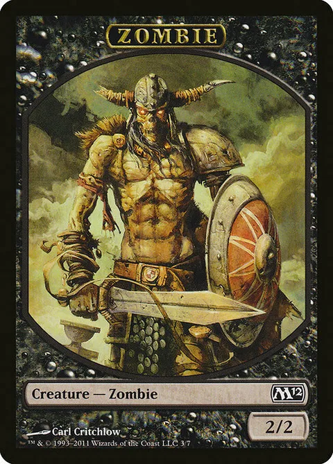 Zombie Token (Black 2/2)