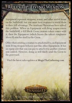 Rules Tip: Living Weapon