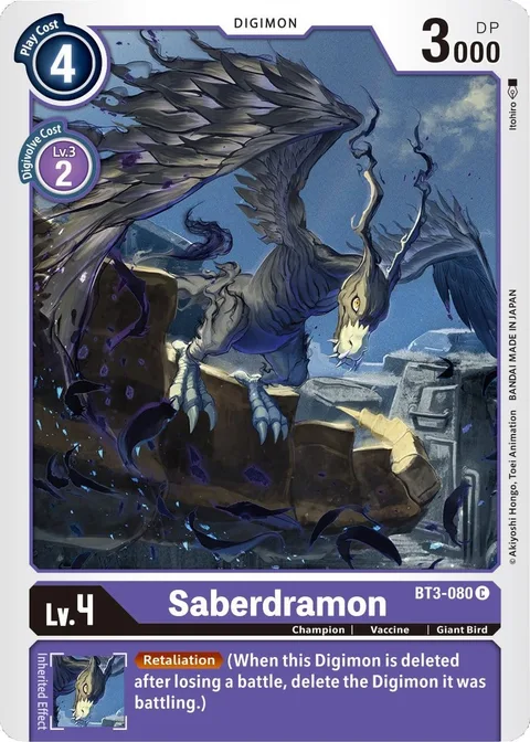 Saberdramon (BT3-080)