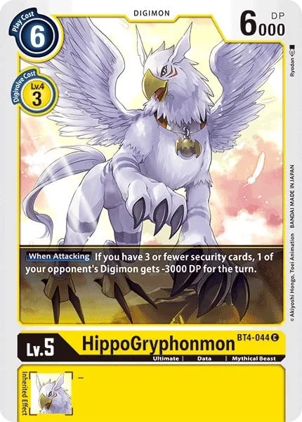 HippoGryphonmon (BT4-044)