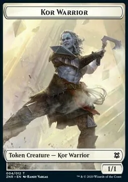 Kor Warrior Token (W 1/1) // Copy Token