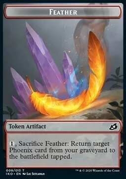 Feather Token // Human Soldier Token (W 1/1)