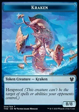 Kraken Token (U 8/8) // Satyr Token (R 1/1)