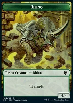 Rhino Token (G 4/4) // Wolf Token (G 2/2)