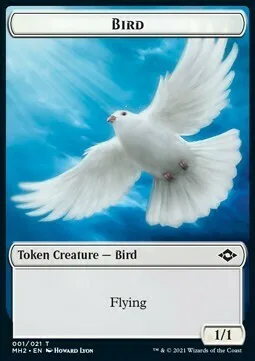 Bird Token (W 1/1) // Treasure Token