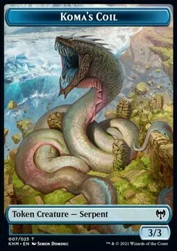 Koma's Coil Token (U 3/3) // Treasure Token