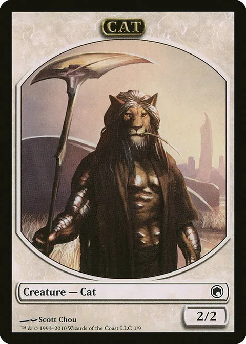Cat Token (White 2/2)