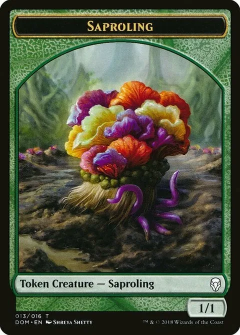 Saproling Token (Green 1/1)