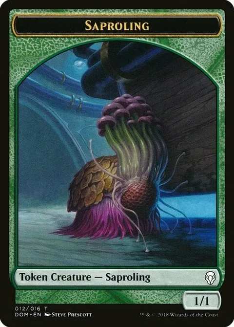 Saproling Token (Green 1/1)