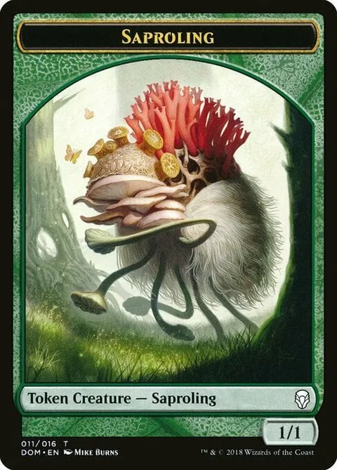 Saproling Token (Green 1/1)