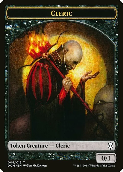 Cleric Token (Black 0/1)