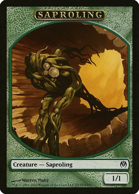 Saproling Token (Green 1/1)