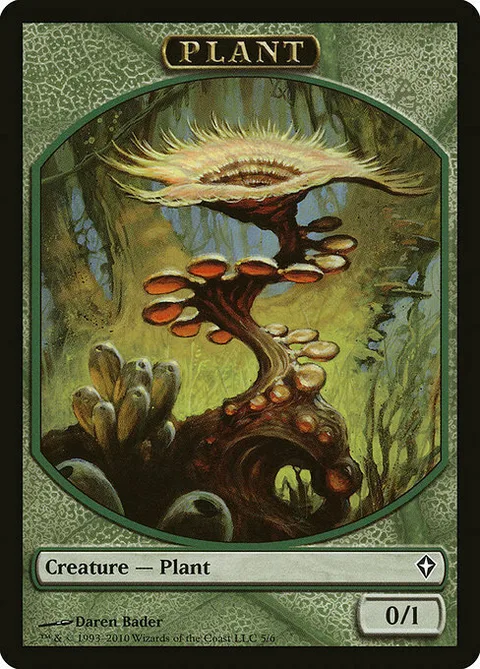 Plant Token (Green 0/1)