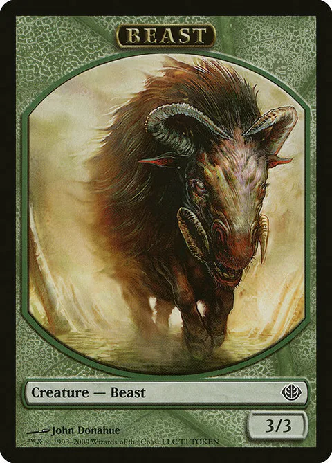 Beast Token (Green 3/3)