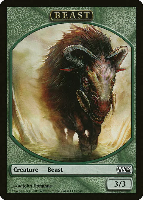 Beast Token (Green 3/3)
