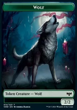 Wolf Token (G 2/2) // Insect Token (G 1/1)