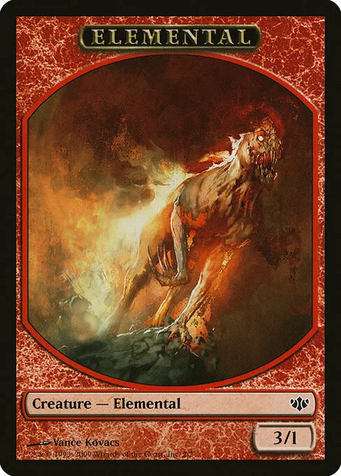 Elemental Token (Red 3/1)