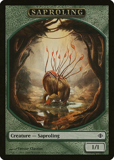 Saproling Token (Green 1/1)