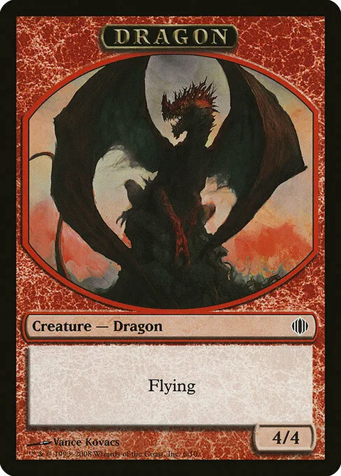 Dragon Token (Red 4/4)