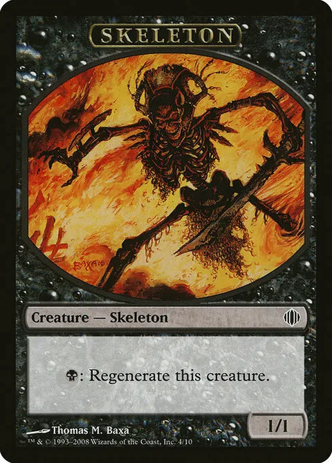 Skeleton Token (Black 1/1)