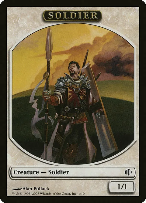 Soldier Token (White 1/1)