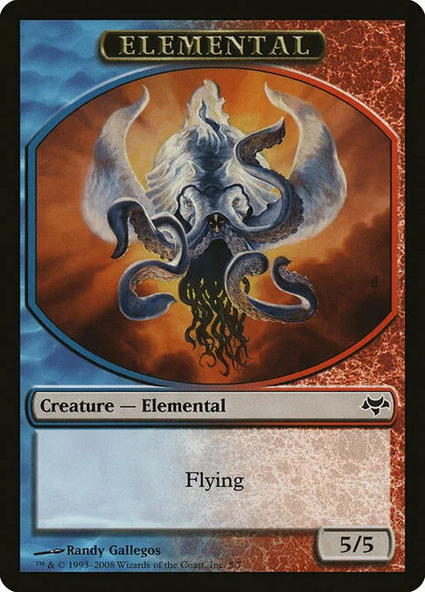 Elemental Token (Blue and Red 5/5)