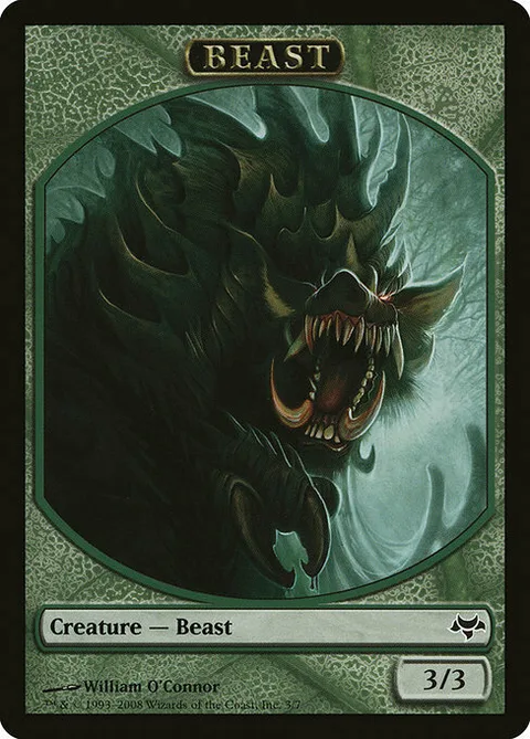 Beast Token (Green 3/3)