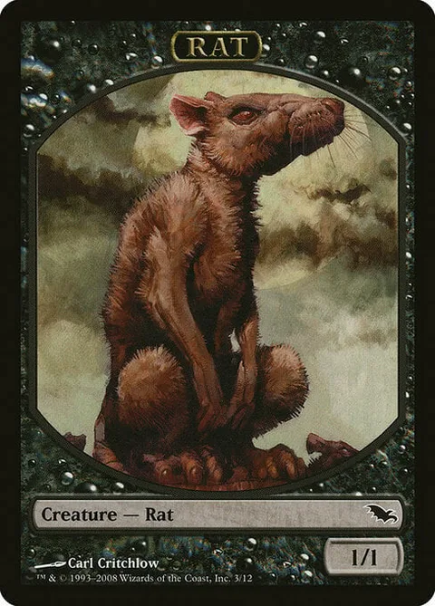 Rat Token (Black 1/1)