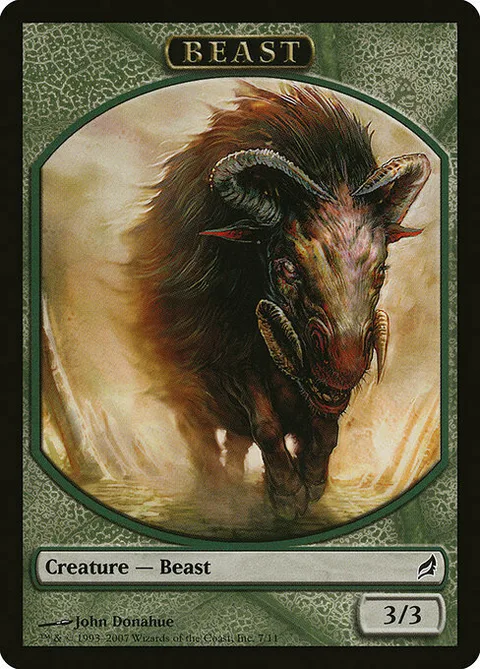 Beast Token (Green 3/3)