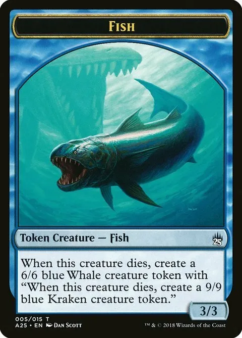 Fish Token (Blue 3/3)