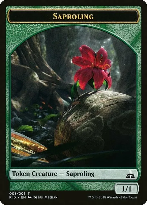 Saproling Token (Green 1/1)