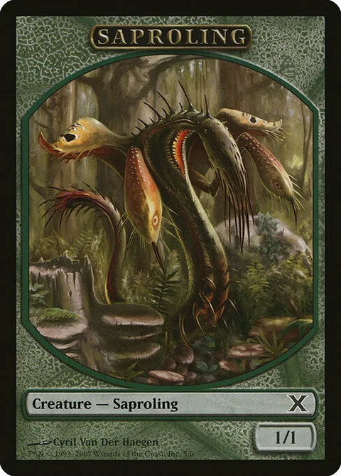 Saproling Token (Green 1/1)