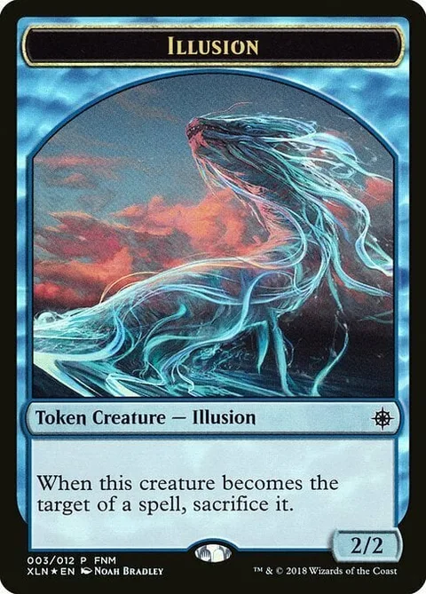 Illusion Token (U 2/2 Spellweakness) / Saproling Token (G 1/1)