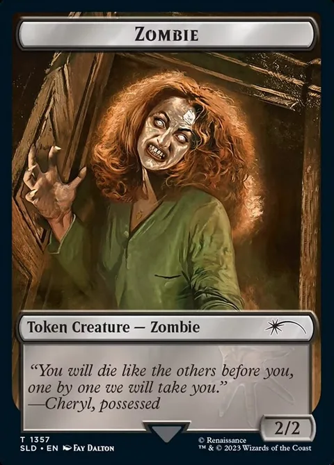 Zombie Token (Black 2/2)
