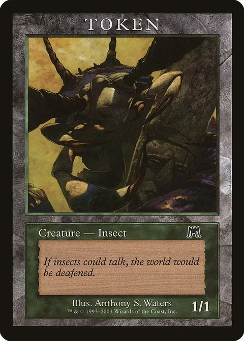 Insect Token (Green 1/1)