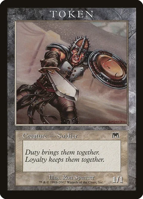 Soldier Token (White 1/1)