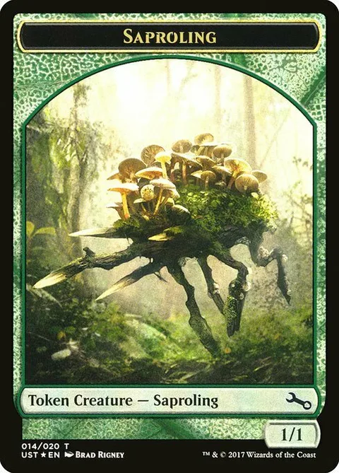 Saproling Token (Green 1/1)