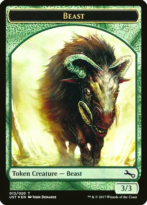 Beast Token (Green 3/3)