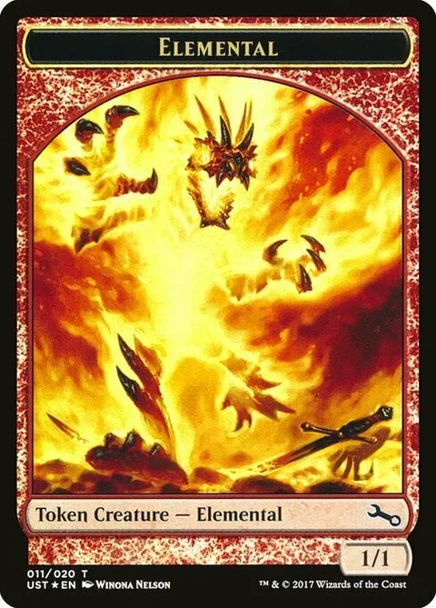 Elemental Token (Red 1/1)