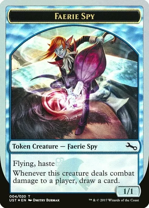 Faerie Spy Token (Blue 1/1)