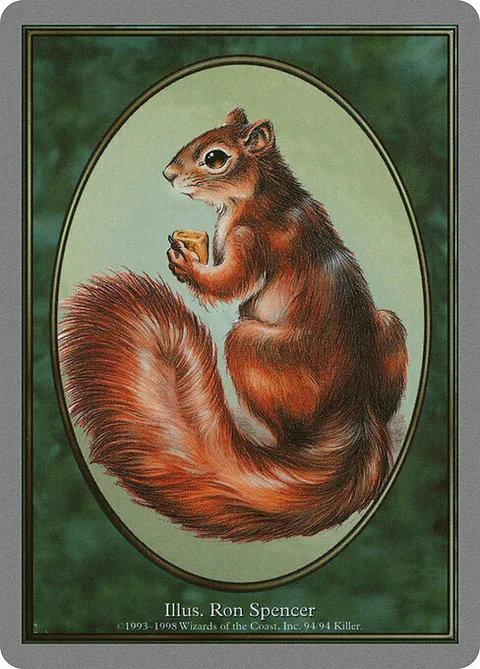 Squirrel Token (Green 1/1)