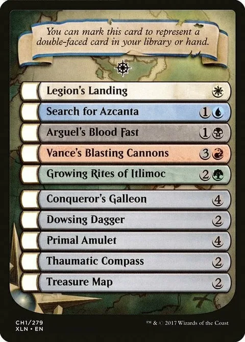 Double-Faced Card Proxy Checklist