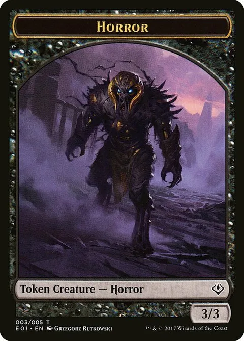 Horror Token (B 3/3) / Zombie Token (B 2/2)