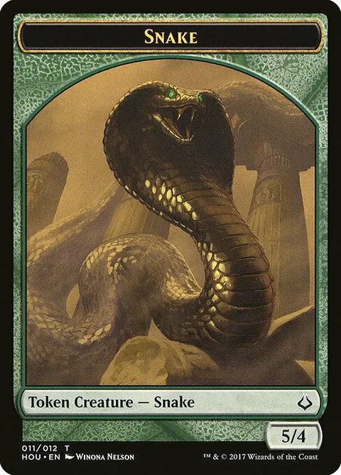 Snake Token (Green 5/4)